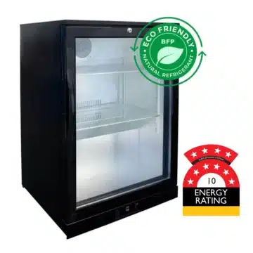 Norpole Premium Tropical Single Glass Door Alfresco Fridge 138L