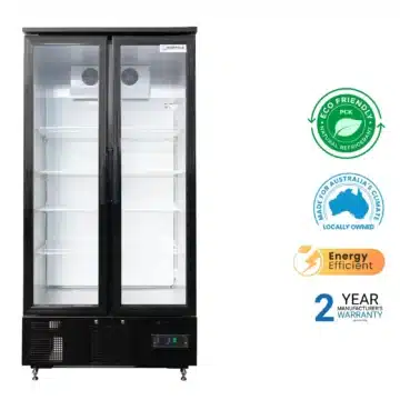 Norpole Premium Tall Double Door Bar Fridge 490L